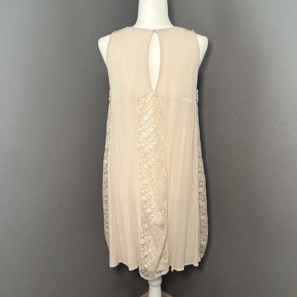 Love, FIRE Tank Dress Cream Ivory Crochet Lace Size XL - Picture 2 of 6